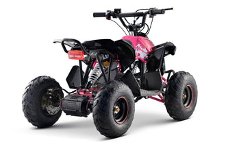 1200W 48V Electric Quad Bike with Brushless Shaft Drive ATV - Pink