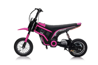 Ride on 24V Kids Electric Motorbike 350W Motors with Twist Grip Throttle - Pink