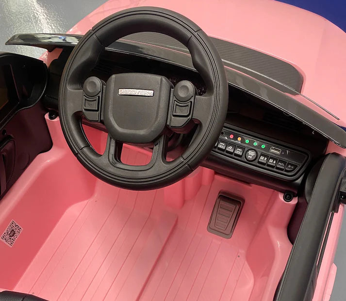 Pink range rover kids shop