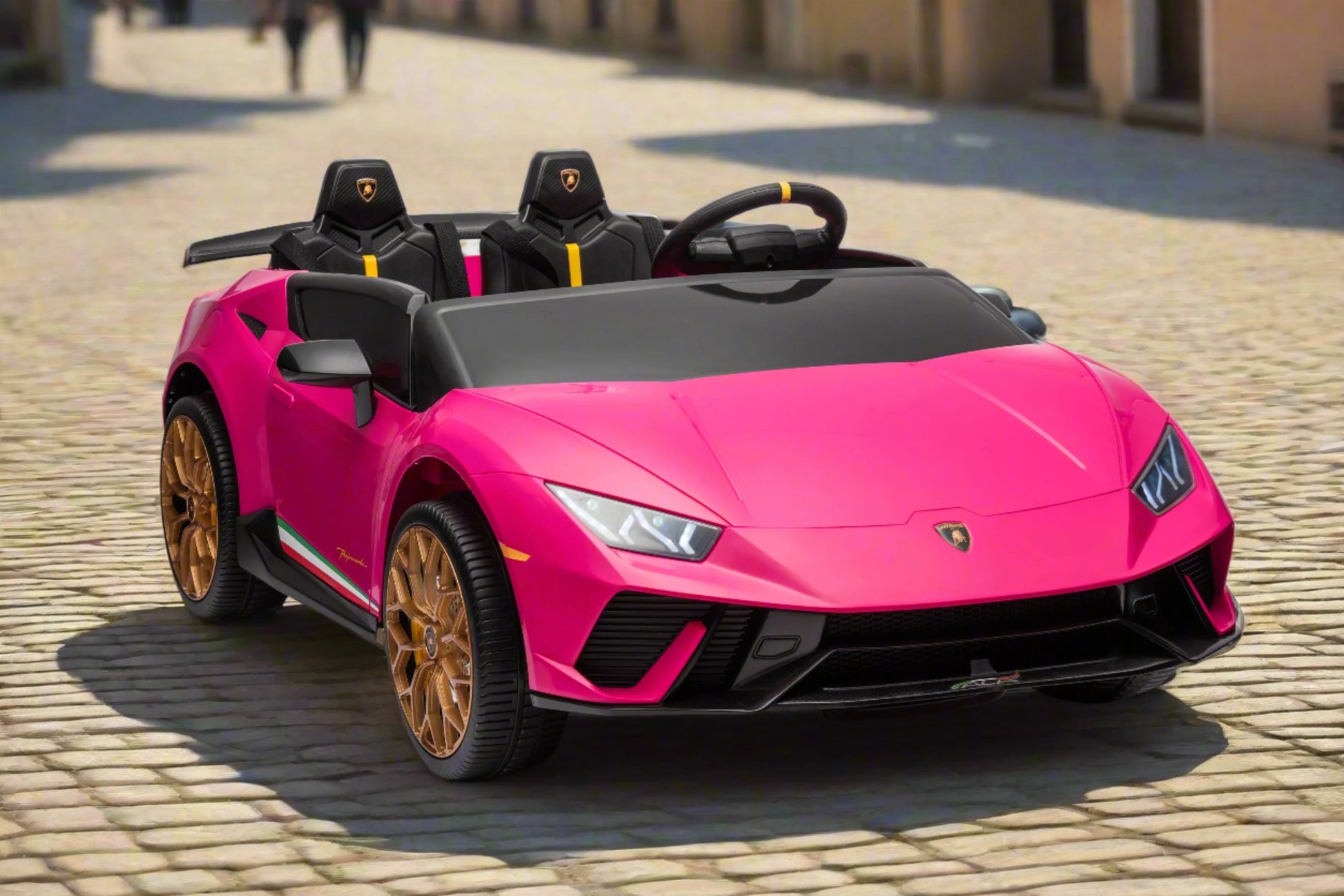 24v ride best sale on cars pink