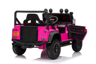 Land Rover Defender 110 SVX Spectra 24v Ride On Car with Remote - Pink
