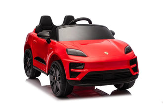 Porsche Macan 12V Electric Ride-On Car For Kids - Red