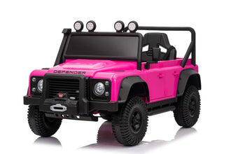 Land Rover Defender 110 SVX Spectra 24v Ride On Car with Remote - Pink