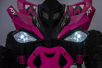 New 12V Kids Electric Ride on Quad Bike ATV Renegade Pink