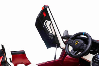 Lamborghini Sian XXL 2 Seater 24V Kids Ride on Car with Remote & Adult Seat - Metallic Red