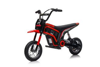24V Kids Ride on Motorbike Electric 350W Motors with Twist Grip Throttle - Red
