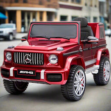 Licensed Mercedes G63 12V Kids Ride On Car - Paint Red