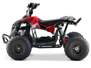 1200W 48V Electric Quad Bike with Brushless Shaft Drive ATV - Red