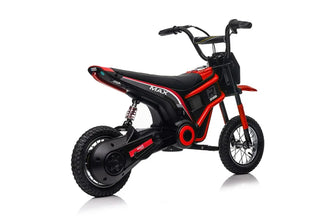 24V Kids Ride on Motorbike Electric 350W Motors with Twist Grip Throttle - Red