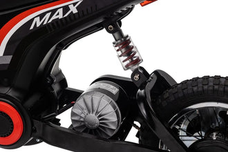 24V Kids Ride on Motorbike Electric 350W Motors with Twist Grip Throttle - Red
