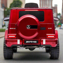 Licensed Mercedes G63 12V Kids Ride On Car - Paint Red