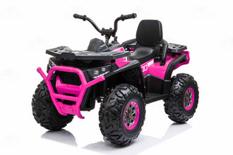 Kids 24v Desert ATV Electric Ride On Quad Bike With Bluetooth and parental control - PINK