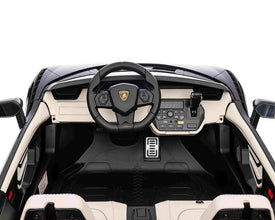 Lamborghini Sian XXL 2 Seater 24V Kids Ride on Car with Remote & Drift Mode - Metallic Black
