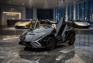 Lamborghini Sian XXL 2 Seater 24V Kids Ride on Car with Remote & Drift Mode - Metallic Black