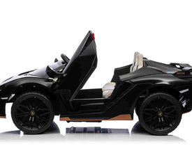 Lamborghini Sian XXL 2 Seater 24V Kids Ride on Car with Remote & Drift Mode - Metallic Black