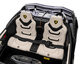 Lamborghini Sian XXL 2 Seater 24V Kids Ride on Car with Remote & Drift Mode - Metallic Black