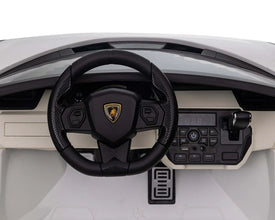 Lamborghini Sian XXL 2 Seater 24V Kids Ride on Car with Remote & Drift Mode - White