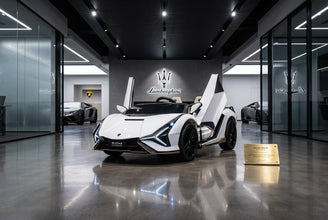 Lamborghini Sian XXL 2 Seater 24V Kids Ride on Car with Remote & Drift Mode - White