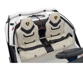 Lamborghini Sian XXL 2 Seater 24V Kids Ride on Car with Remote & Drift Mode - White