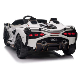 Lamborghini Sian XXL 2 Seater 24V Kids Ride on Car with Remote & Drift Mode - White