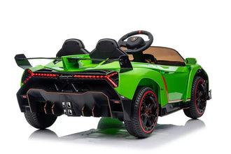 LAMBORGHINI VENENO KIDS 12V RIDE ON CAR WITH PARENTAL REMOTE - GREEN