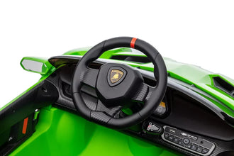 LAMBORGHINI VENENO KIDS 12V RIDE ON CAR WITH PARENTAL REMOTE - GREEN