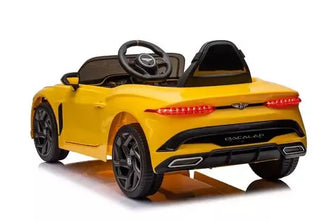 Licensed 12V Bentley Bacalar Kids Ride On Car with parental controller in Yellow