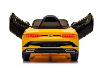 Licensed 12V Bentley Bacalar Kids Ride On Car with parental controller in Yellow