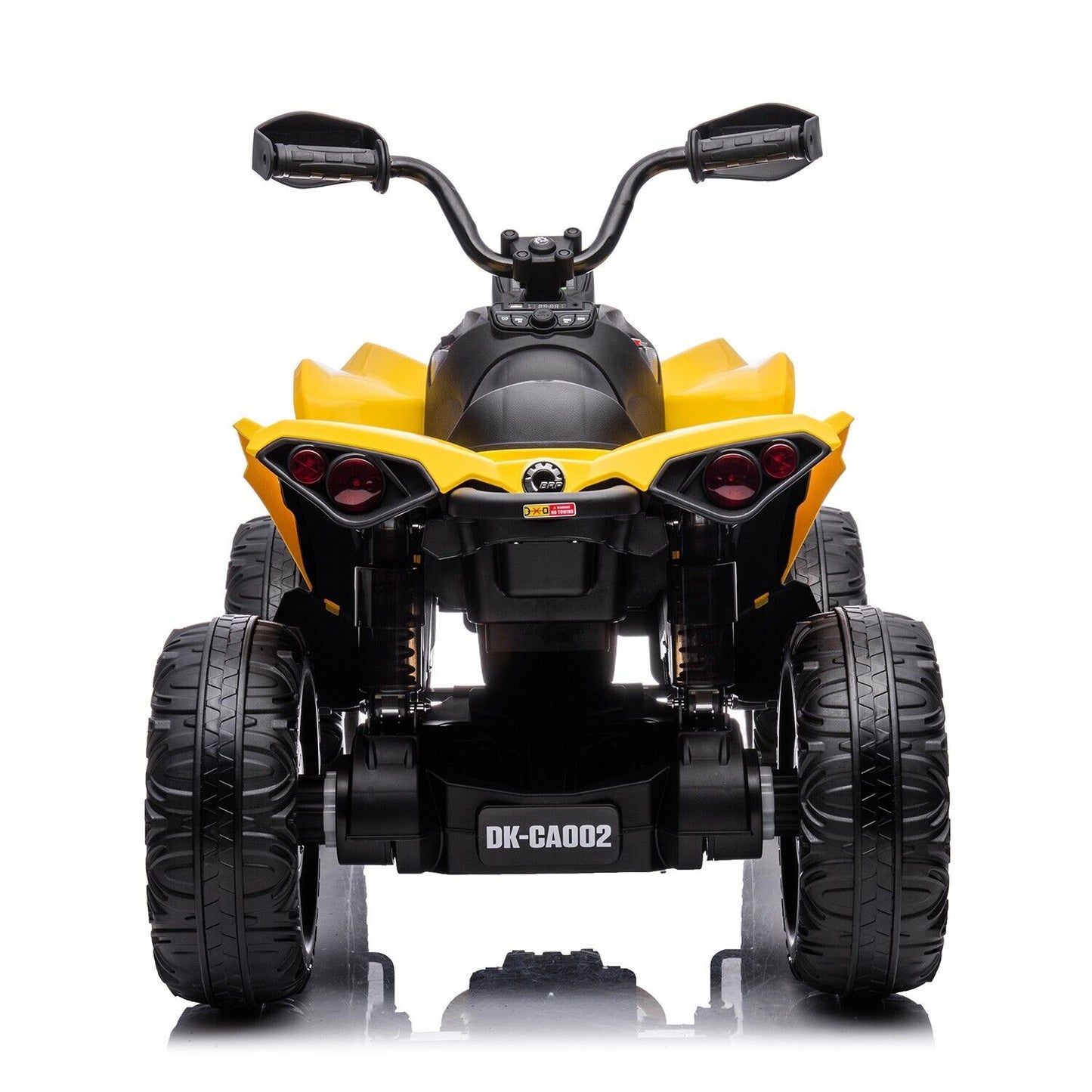 Can-Am Kids 24V Electric Ride On Quad Bike - Yellow see