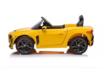 Licensed 12V Bentley Bacalar Kids Ride On Car with parental controller in Yellow