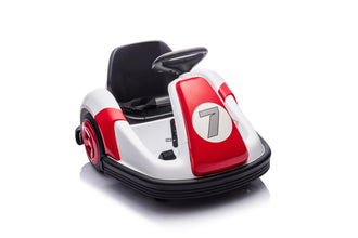 Zoom Kart Kids Ride on Go Kart 6v - Red & White with parental controller