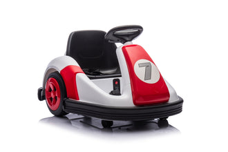 Zoom Kart Kids Ride on Go Kart 6v - Red & White with parental controller