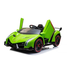 Licensed Lamborghini Veneno 2 Seater Kids 24V Ride On Car In Green