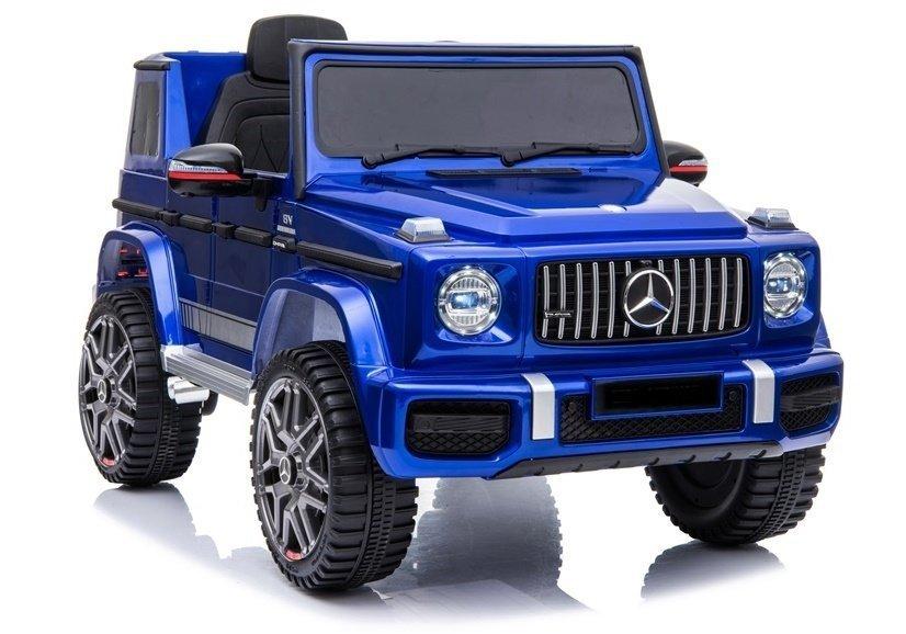 LICENSED MERCEDES G63 G-WAGON AMG LARGE SIZE KIDS RIDE ON CAR -PAINT BLUE