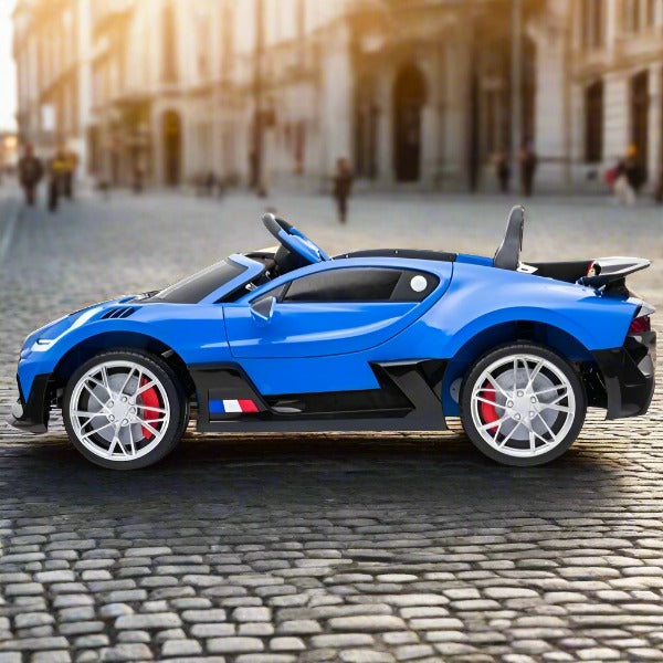 Licensed Bugatti Divo Kids Electric Ride On Car with a parental