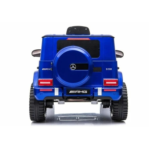 LICENSED MERCEDES G63 G-WAGON AMG LARGE SIZE KIDS RIDE ON CAR -PAINT BLUE