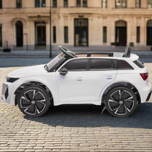 Licensed 12V Audi RS6 Avant Kids Ride on Car with parental control In White