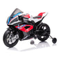 Licensed BMW HP4 Race 12V Ride On Kids Motorcycle with Stabilisers - Red