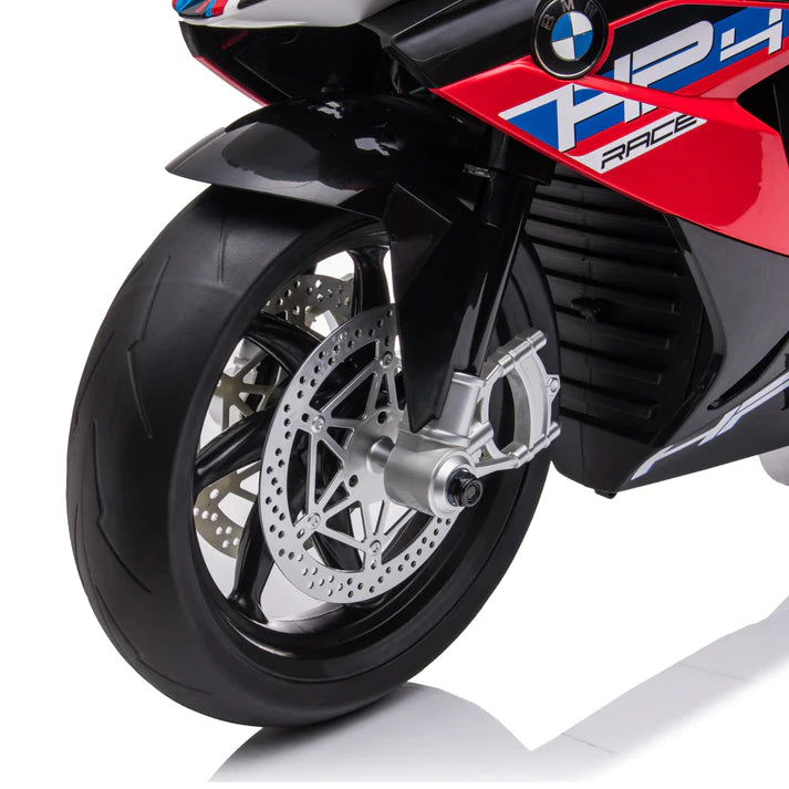 Licensed BMW HP4 Race 12V Ride On Kids Motorcycle with Stabilisers
