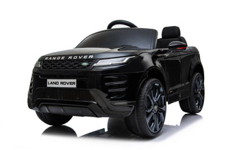 Licensed Range Rover Evoque Kids 12V Electric Ride On Car With MP4 screen and parental control In Black
