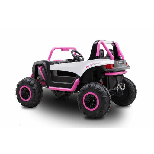 24v Kids 2 Seater DLS X1 Ride on Buggy With Remote Control Pink