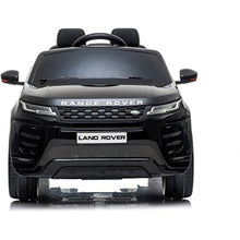 Licensed Range Rover Evoque Kids 12V Electric Ride On Car With MP4 screen and parental control In Black