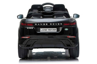 Licensed Range Rover Evoque Kids 12V Electric Ride On Car With MP4 screen and parental control In Black