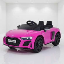 Licensed Audi R8 Spyder Facelift Kids 12V Ride On Car In Pink