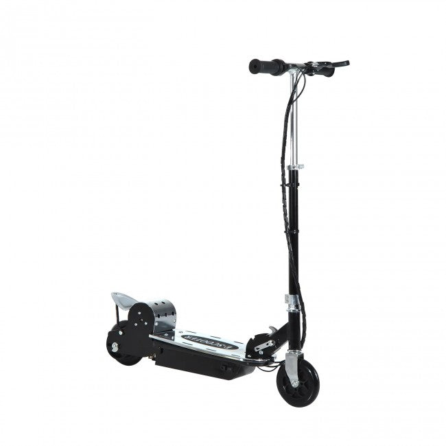 120W Kids Electric Rechargeable E-Scooter In Black