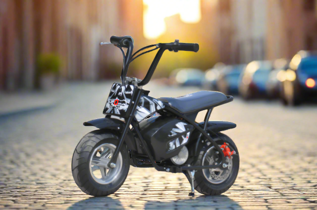 Children s Electric 250w Monkey Bike Pit Blike Dirt Bike in Black