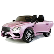 Licensed Kids Bentley Supersports 2 Seater Electric Ride On Car In Paint Pink with parental control