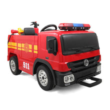 Children’s 12V Electric Ride On Fire Truck With Remote Control