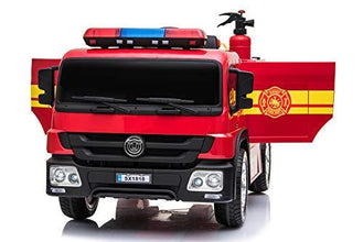 Children’s 12V Electric Ride On Fire Truck With Remote Control
