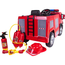 Children’s 12V Electric Ride On Fire Truck With Remote Control